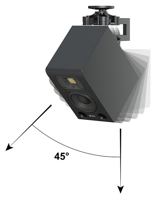 HEDD Audio x IsoAcoustics speaker angle