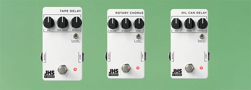 JHS 3 Series tape delay rotary chorus oil can delay