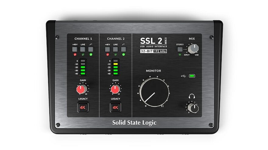 SSL 2 MKII top